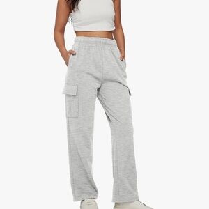 Women's Gray Cargo Pants